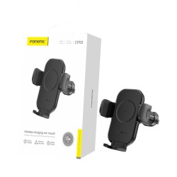 Foneng Car Phone Holder CP101 with Wireless Charging  for Air Outlet 15W Black Foneng Car Phone Holder CP101 with Wireless Charging  for Air Outlet 15W Black